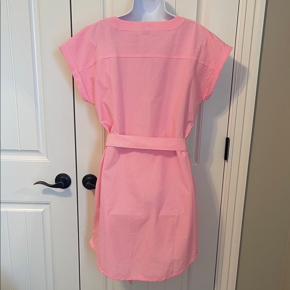 Vineyard Vines Malibu Pink Striped Dress - Picture 4 of 9